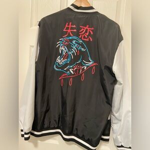 Romwe Baseball Jacket Tiger Large NWT